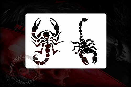 Skorpion Schablone - Scorpion Stencil von SK-Brush