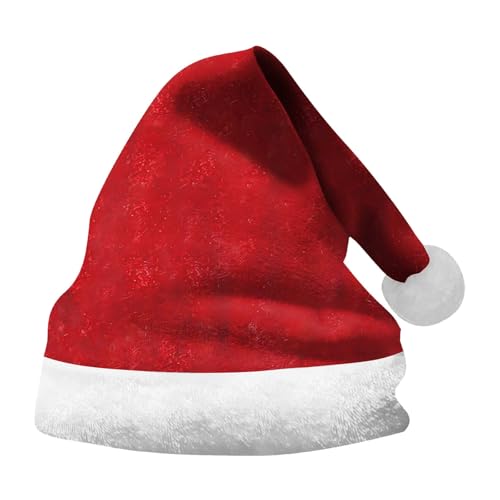 SKFLABOOF black friday angebote 2024, Ein Stück Weihnachtsmann Mütze Erwachsene Nikolausmütze Christmas Hair Accessories Kinder Partyhüte Hat Weihnachtsmütze Herren Hellgrau, M von SKFLABOOF