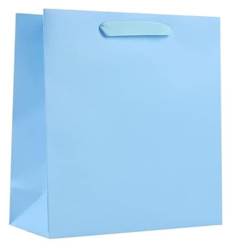 SKINPA Kraftpapiertüten Partytüten, Geschenktüten, Geschenkverpackungstüten Geschenktüten Tragetaschen Kraftpapiertüten Einkaufstüten(Blue) von SKINPA