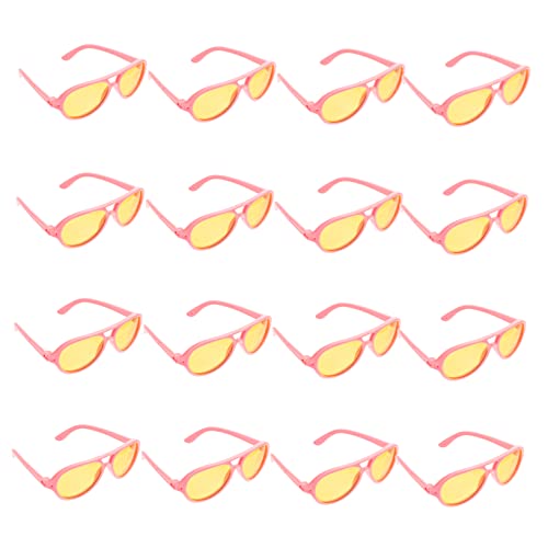 SKISUNO 16pcs Kleine Brille Plastikpuppen Cosplay -Brille Stylische Puppe Foto -Requisiten von SKISUNO