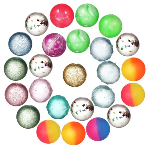 SKISUNO 25St Kinderspielzeugball Hüpfball-Partygeschenk sensorische Bälle Karnevalspreise springball für kinder Bouncy Ball für Kinder Spielzeuge Hüpfbälle für Kinder Spielpreise Gummi von SKISUNO