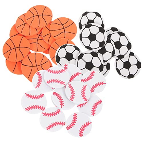 SKISUNO Dekorative Aufkleber Sports Balls Sticker Mixed Sports Stickers for Scrapbooking Wandaufkleber Sportball Sunday Game Day Sports Supplies Themed Party Decorations for Birthday Party von SKISUNO