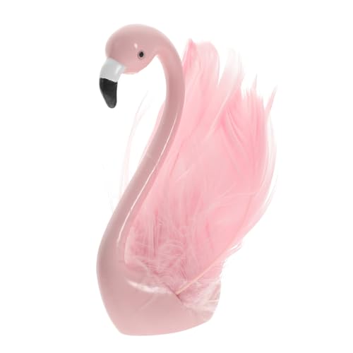 SKISUNO Entzückende Flamingo-statue Simulierte Flamingo-ornamente Für Den Schreibtisch Blumentopf- von SKISUNO