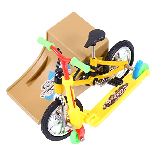 SKISUNO Mini Finger Toys Set Handbike Mit Rampe Für Finger Für Fingertipps Ideale Tischdekoration Und Freizeitbeschäftigung Für Und Erwachsene von SKISUNO