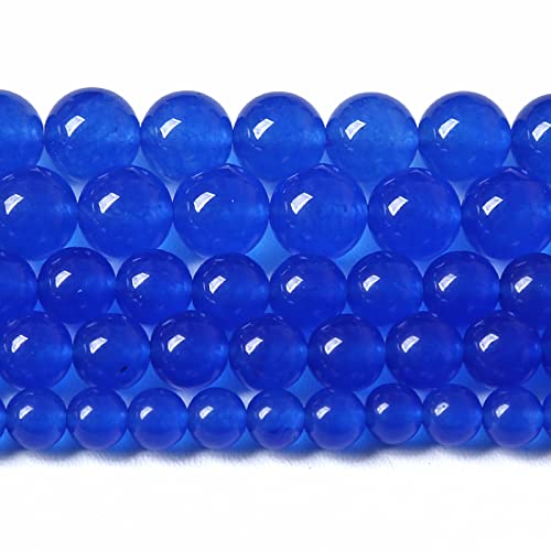 4 mm, 88 Stück tiefblaue Chalcedon-Naturstein-Perlen für Schmuckherstellung, DIY-Armbänder 4 mm, 88 Stück tiefblaue Chalcedon-Naturstein-Perlen für Schmuckherstellung, DIY-Armbänder von SKKIKHYBPO