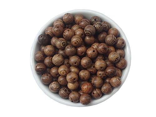 Holzperlen, rund, lose Perlen für Armbänder, Halsketten, Schmuckherstellung, Basteln, 8 mm, 200 Stück, Farbe 2 Holzperlen, rund, lose Perlen für Armbänder, Halsketten, Schmuckherstellung, Basteln, 8 mm, 200 Stück, Farbe 2 von SKKIKHYBPO