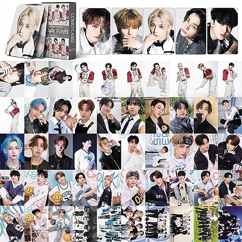 Stray Kids Photocards 5-STAR Stray Kids Neues Album Karten Stray Kids Social Path Mini Merch Photo Cards Stray Kids Poster Lomo Cards Geschenk für Fans von SKLTN