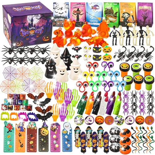 Halloween-Partygeschenke, 306 Stück, Halloween-Geschenktüten für Süßes oder Leckereien, Fidget-Spielzeug, keine Süßigkeiten, Karneval, Schatzbox, Klassenzimmer, Schule, Kinder, Erwachsene, Preise, von SKTMYY