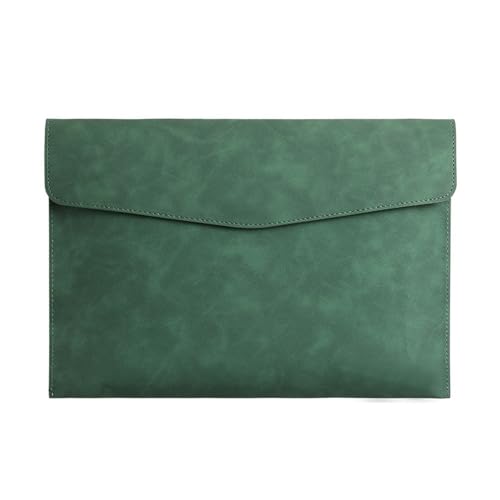 Aktenordner aus Leder Aktenordnertasche aus Leder, Dokumentenhalter(Green) von SLEDEZ