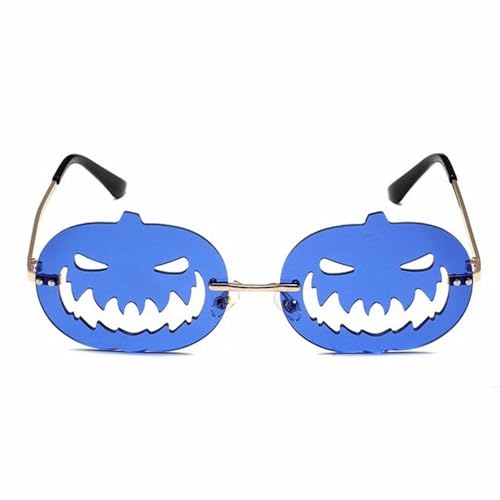 SLEDEZ Partybrille Halloween Personalisierte Kürbis Gruselige Sonnenbrille(Colour 5) von SLEDEZ