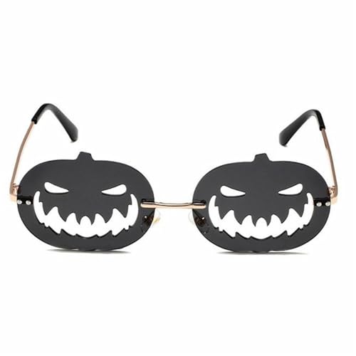 SLEDEZ Partybrille Halloween Personalisierte Kürbis Gruselige Sonnenbrille(Colour 9) von SLEDEZ