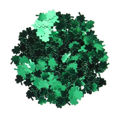 SLEEKEE 30G Vierblättriges Kleeblatt-Konfetti, Geburtstagskonfetti, Feiertagsparty-Dekorationskonfetti, DIY Vierblättriges Kleeblatt-Dekoration Mit Pailletten, Grünes Dekorationskonfetti SLEEKEE 30G Vierblättriges Kleeblatt-Konfetti, Geburtstagskonfetti, Feiertagsparty-Dekorationskonfetti, DIY Vierblättriges Kleeblatt-Dekoration Mit Pailletten, Grünes Dekorationskonfetti von SLEEKEE