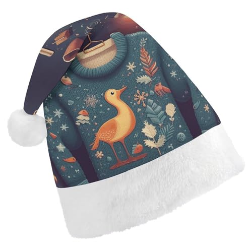 Weihnachtsmütze für Erwachsene, bequeme Weihnachtsmütze, Weihnachtsmütze, Kinderpullover, bedruckte Weihnachtsmützen für Uni von SLKMHFT