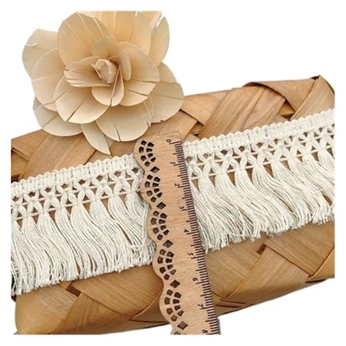 Fransenquastenbesatz, 10 Yards/Set, Beige, DIY, 6 cm/8 cm, Quaste, Fransen, Baumwollspitzenbesatz, Band, lateinamerikanisches Kleid, Bühnenkleidung, Vorhang, Nähzubehör, Fransenbesatz, Quastenspitze ( Fransenquastenbesatz, 10 Yards/Set, Beige, DIY, 6 cm/8 cm, Quaste, Fransen, Baumwollspitzenbesatz, Band, lateinamerikanisches Kleid, Bühnenkleidung, Vorhang, Nähzubehör, Fransenbesatz, Quastenspitze ( von SLSKO