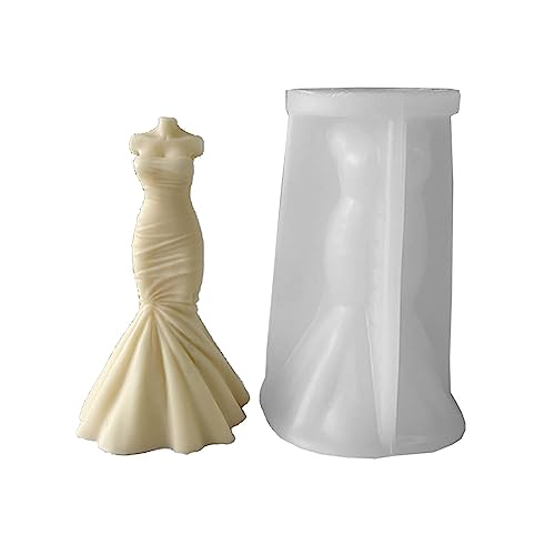 Gießform für Braut, Hochzeitskleid, Silikonform, Anhänger, 3D-Kleid, Dekorationen, Werkzeuge von SLXLYH