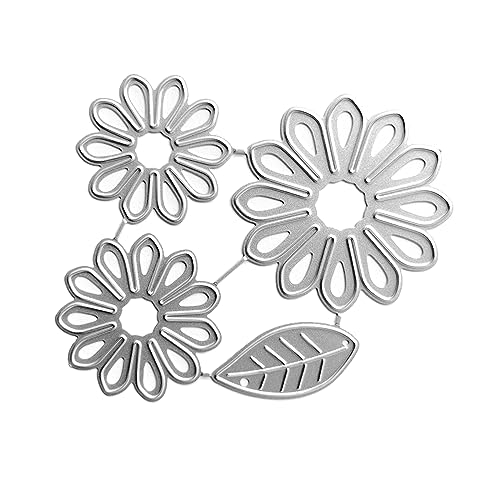 Metall-Stanzschablone mit Blumen-Motiv, Karbonstahl, Prägeschablone, Scrapbooking, für Karten, Stanzformen, Dekorationen von SLXLYH