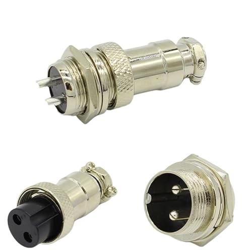 1set GX16 2 Pin Male & Female Diameter 16mm Wire Panel Connector L70 GX16 Circular Connector Socket von SLXWSXZE