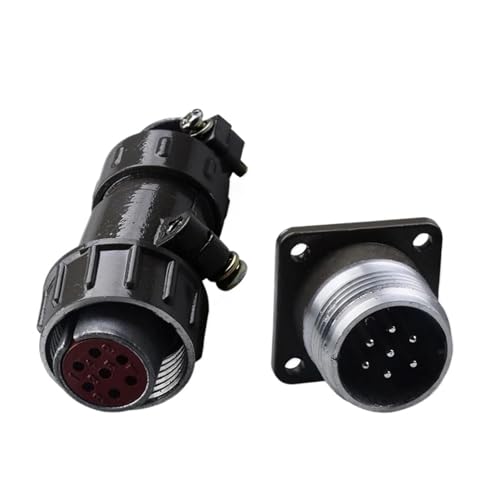 Socket Round Connector P20 Series 2.3.4.5.7 Core Diameter 20MM Industrial Power 1 Set Male+ Female(2P Set) von SLXWSXZE