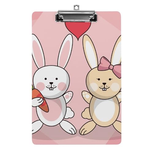 Cartoon Hase Klemmbretter A4 Klemmbrettmappe Schreibbrett Zwischenablage Mit Low Profile Clip von SMACQ