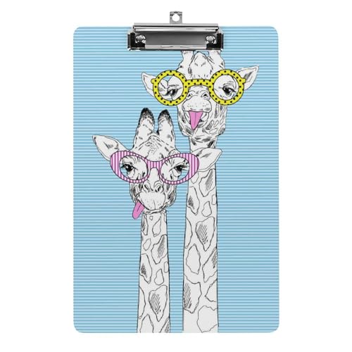 Giraffe Klemmbrett Zum Aufhängen Clipboard Hartplatten Klemme Für Papier Dokumente von SMACQ