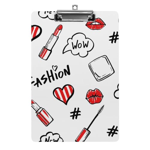 Lippenstift Klemmbrett Zum Aufhängen Clipboard Hartplatten Klemme Für Papier Dokumente von SMACQ