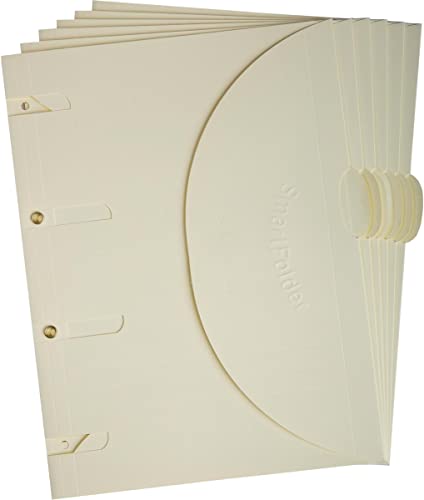 Smartfolder Naturfarben – Packung mit 6 Aufbewahrungstaschen – Format A4 von Djois