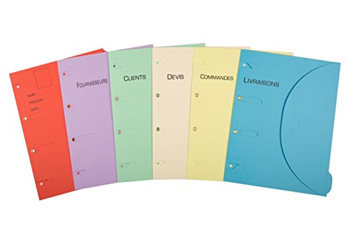 Smartfolder Set mit 6 professionellen Themen – Aufbewahrungstasche – Format A4 von Djois