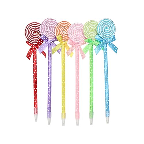 SMELEYOU Cartoon Kugelschreiber Stifte Neuheit Stifte Kinder Stifte Lollipop niedliche Stifte Kugelschreiber Kreatives Schreibwaren und Bürovorräte 5pcs von SMELEYOU