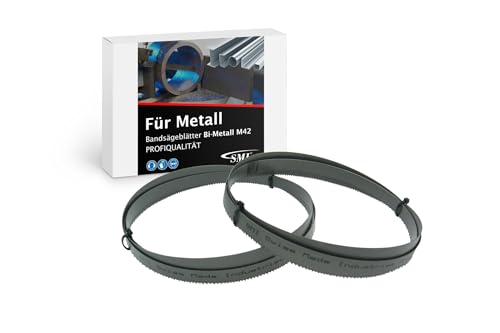 2er SET SMI Bandsägeblatt Bi-Metall M42 Abmessung 1140 x 13 x 0,65 mm 14/18 ZpZ kompatibel mit z.B. Güde MBS 105 V, Parkside PMB 1100 B2, Makita LXT DPB180 Sägeband 2er SET SMI Bandsägeblatt Bi-Metall M42 Abmessung 1140 x 13 x 0,65 mm 14/18 ZpZ kompatibel mit z.B. Güde MBS 105 V, Parkside PMB 1100 B2, Makita LXT DPB180 Sägeband von SMI Swiss Made Industries GmbH