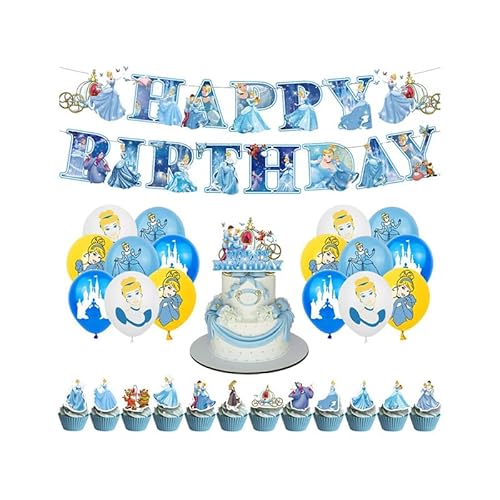 Aschenputtel Deko Geburtstag Cinderella Kindergeburtstag Aschenputtel Geburtstag Deko Cinderella Luftballons Deko Aschenputtel Kuchen Deko Cinderella Girlande Geburtstag Cinderella Luftballons von SMLHPARTY