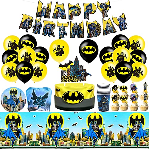 Batman Party Deko Geburtstag Batman Deko Geburtstag Batman Luftballons Geburtstag Batman Luftballons Deko Batman Torte Deko Batman Geburtstag Banner Batman Party Geschirrset Batman Geschirr Set von SMLHPARTY