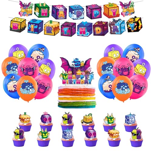 Blox Fruits Geburtstag Party Deko Blox Fruits Kindergeburtstag Deko Blox Fruits Luftballons Geburtstag Blox Fruits Geburtstag Luftballons Blox Fruits Kuchen Deko Blox Fruits Girlande Geburtstag von SMLHPARTY