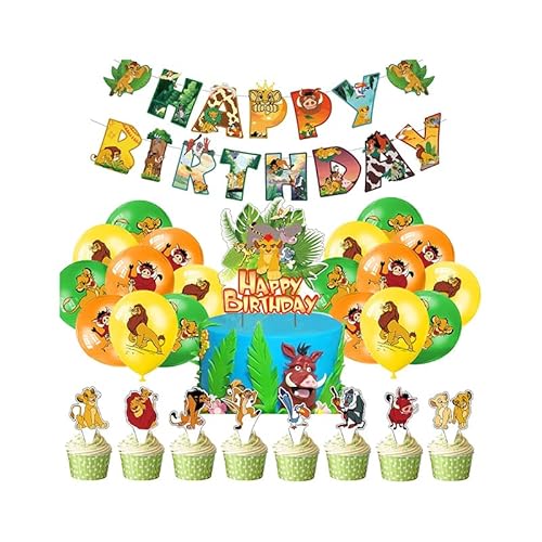 König Der Löwen Geburtstag Deko Lion King Kindergeburtstag Deko König Der Löwen Deko Geburtstag Lion King Luftballons Lion King Luftballons Deko Lion King Kuchen Topper Lion King Geburtstag Girlande von SMLHPARTY