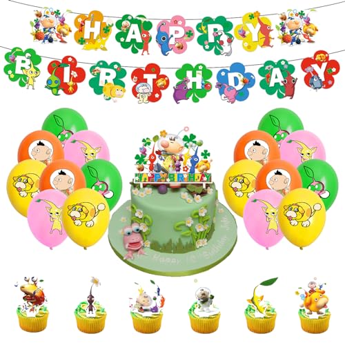 Pikmin Geburtstag Deko Olimar Kindergeburtstag Deko Pikmin Party Deko Geburtstag Olimar Luftballons Deko Olimar Luftballons Geburtstag Captain Olimar Kuchen Topper Pikmin Girlande Geburtstag von SMLHPARTY