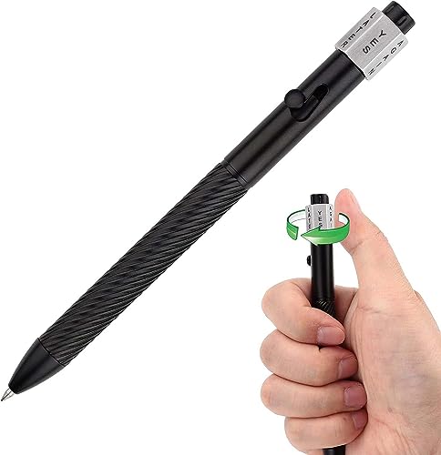 SMOOTHERPRO Fidget Pen/Bolt Action Kugelschreiber | Kompatibel mit Pilot G2 Minen | für Geschenke Business EDC Büro (FSM648) | Farbe Schwarz von SMOOTHERPRO