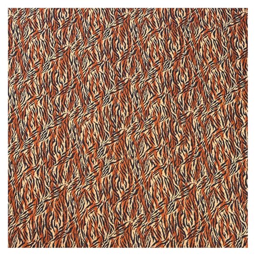 1m Tierfellimitat Velboa Stoff 150cm Breit Kunstfell plüsch Stoff Tierfell Design Animal Fun Faux Fur Fabric Leoparden Tiger Zebra Safari Fellimitatstoff zum nähen Für Bekleidung DIY Basteln von SMTCM