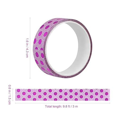 SMTCM 20 Rollen Washi Tape Set Glitzer Klebeband 15mm*3m Buntes Abdeckband Glitzerband Selbstklebend Geschenkband Washi Masking Tape Dekorative Klebeband Papier Dekoband für Scrapbooking Album DIY von SMTCM