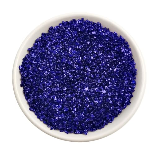 SMTCM Nagel Glasstein Crushed Glass Chips Unregelmäßig Nail Charms Gems 3D Nagelkunst Bunt Zerkleinerte Nageldesign Mini Steinchen zum Basteln Glitzer Metallic Glas Schmucksteine für Nailart 450g von SMTCM