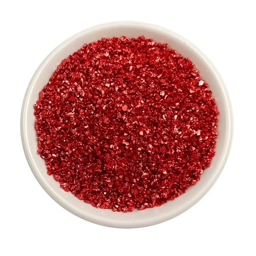 SMTCM Nagel Glasstein Crushed Glass Chips Unregelmäßig Nail Charms Gems 3D Nagelkunst Bunt Zerkleinerte Nageldesign Mini Steinchen zum Basteln Glitzer Metallic Glas Schmucksteine für Nailart 450g von SMTCM