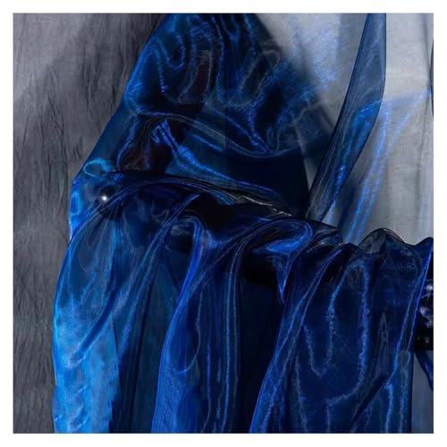 Schillernder Organzastoff Tiefblau 5m*150cm Gradient Organza Spitzenstoff Magisch Glänzend Stoffband Bunt transparenter Stoffe zum Nähen Tüllstoff Dekostoff für DIY Kostüm Hintergrund Hochzeit Schillernder Organzastoff Tiefblau 5m*150cm Gradient Organza Spitzenstoff Magisch Glänzend Stoffband Bunt transparenter Stoffe zum Nähen Tüllstoff Dekostoff für DIY Kostüm Hintergrund Hochzeit von SMTCM