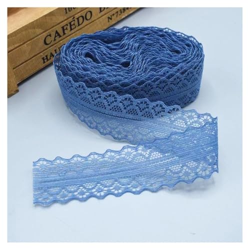 Spitzenband Spitzenbordüre Grau 100Yards*3cm Vintage Spitzenbesatz Geschenkband Spitze Schleifenband Zierspitze Lace Trim Band Spitzenborte zum Nähen Dekobänd für Hochzeit DIY Verpackungen von SMTCM