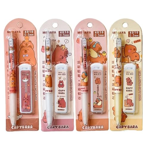 Kawaii-Druckbleistift-Set mit Nachfüllminen, Radiergummi, Büro-Schreibwaren, 1 Stück, 0,5 mm, 1 Stück von SMYTJSYC