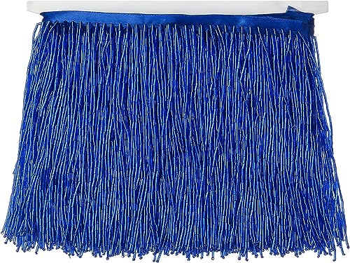 Perlenfransenborte, 10 m, Blau von SN HANDICRAFTS