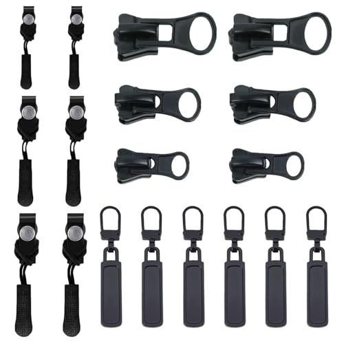 18 Pcs ReißVerschluss Reparatur Set ReißVerschluss Zipper Reissverschluss Reparatur Set Reissverschluss Zipper Reisverschluss-Zipper Ersatz ReißVerschluss Schieber ReißVerschluss Zipper Ersatz von SNONESIY