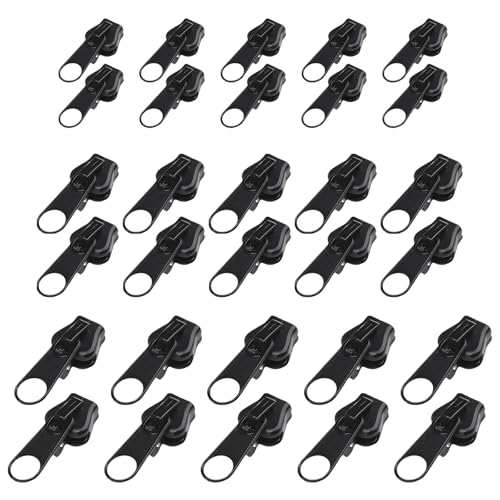 30 Pcs Reißverschluss Zipper Für Reißverschluss Zipper Ersatz Reissverschluss Zipper Repair Kit Reisverschluss-Zipper Schieber Reißverschluss Reparieren Schieber Ersatz Zipper Für Reißverschlüsse von SNONESIY