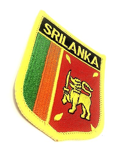 Aufnäher mit Flagge von Sri Lanka, Lanka, Asien, bestickt, 1 Stück von SNS Components