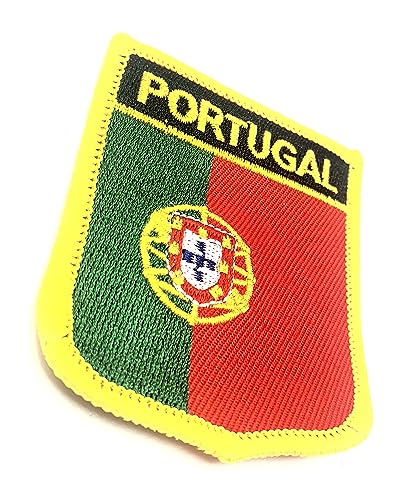 Aufnäher zum Aufbügeln, Motiv: Portugal, Portugal, Portugal, EU-Flagge, bestickt, zum Aufnähen, 1 Stück von SNS Components