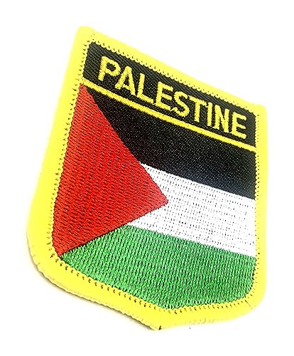 Aufnäher zum Aufbügeln, bestickt, Motiv: Palästinensische Flagge im Nahen Osten, 1 Stück von SNS Components