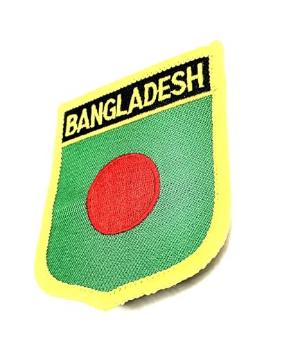 Bangladesch Asien Flagge Bügelbild bestickt Stoff Nähen auf Patch 1 Stück von SNS Components