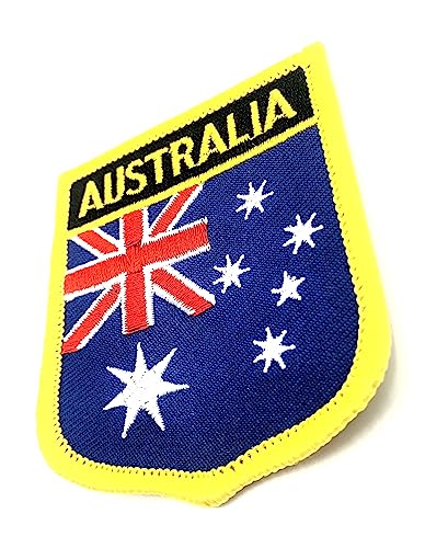 Bestickter Stoff, Australien-Flagge, zum Aufbügeln, 1 Stück von SNS Components